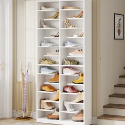 Tribesigns Shoe Racks & Cabinets|Shoe Racks & Cabinets*Wood Shoe Cabinet, Freestanding Shoe Rack with 26 Cubbies