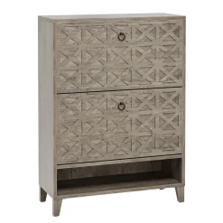 Tribesigns Shoe Racks & Cabinets|Shoe Racks & Cabinets*Wood Shoe Cabinet, Shoe Storage Organizer with 2 Flip Drawers